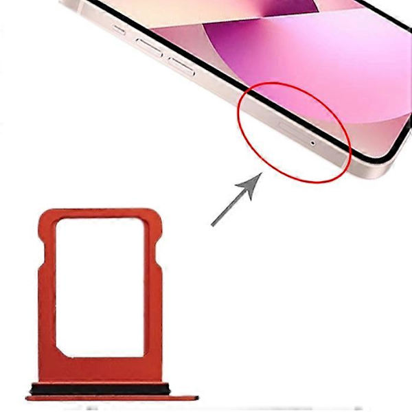 [LCS]SIM-korttikelkka iPhone 13 minille Red