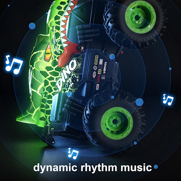 Radio-ohjattava auto, 2,4 GHz hain hirviöauto lapsille, joululahja, 100% uusi B