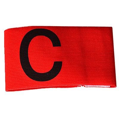 [LCS]4kpl jalkapallokapteenin käsivarsinauha Red