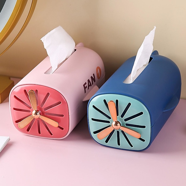 Flyformet servietboks med fjederdesign, automatisk løft, skridsikker, holdbar, tyk Pink