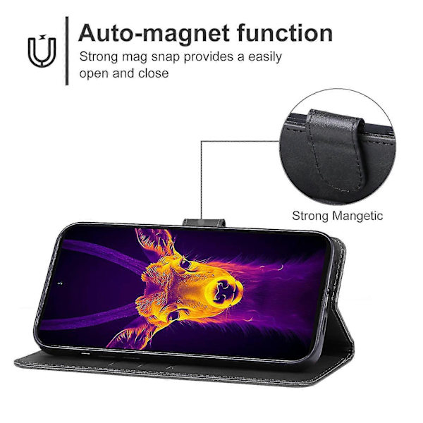 [LCS]För Ulefone Armor 25T Pro Läderfodral Black