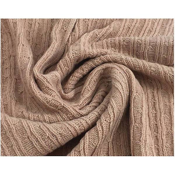 Skjerfsett Vinterlue Skjerf Hansker Strikket Hold Varmen Skjerf Ensfarget Enkle Klestilbehør Tykt Mykt Skjerfsett Light Gray