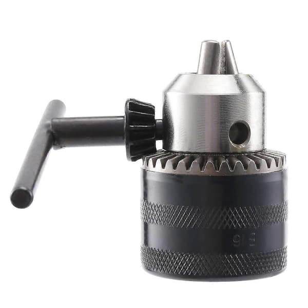 Nyckeltyp 1,5-13mm Kapacitet B16 Konisk Borrchuck Black Silver Tone