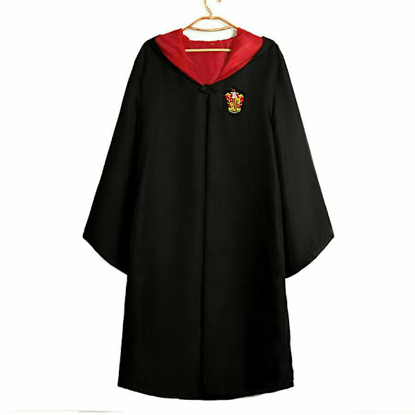 Harry Potter Magisk Robe Troldmandskappe Kappe Cosplay Kostume Udklædning Red M