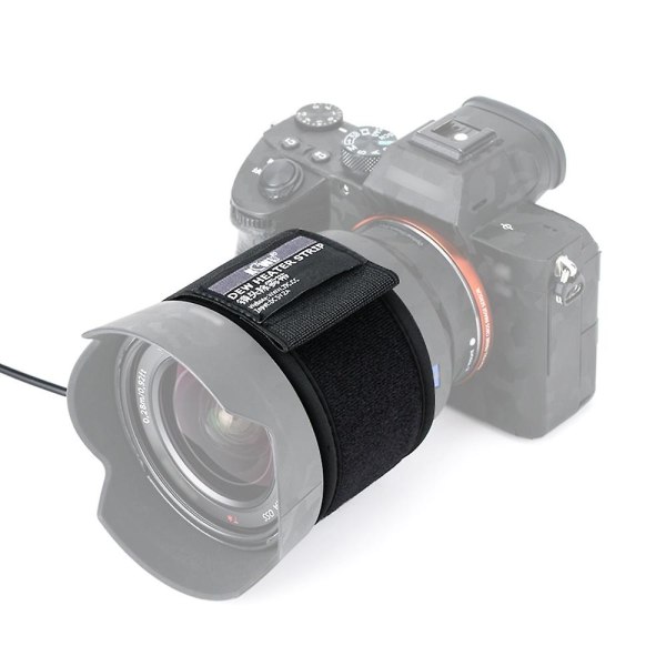 Linsavimgningsbälte Linsvärmare USB Dew Heater Dew Remover Linsvärmare för Nikon Canon Sony Fujifilm Olympus linsteleskop Kondensationsförebyggande
