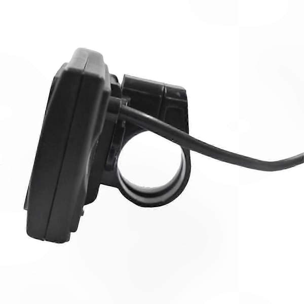 LCD-display speedometer til elcykler 6PIN 24V-48V manuel kontrol vandafvisende Black