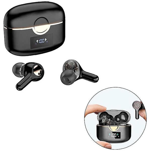 Bluetooth Earbuds T22 Trådløse øretelefoner med 4 mikrofoner Touch Contr