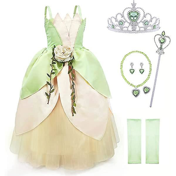Prinsessdräkter, Halloween Julfest 140cm