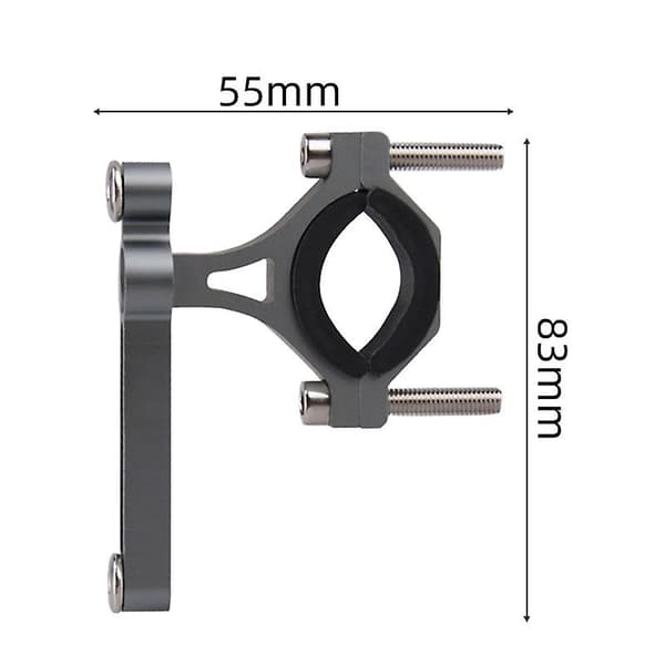 [LCS] Cykelflaskhållaradapter Cykelvattenflaskhållare Monteringsadapter Silver