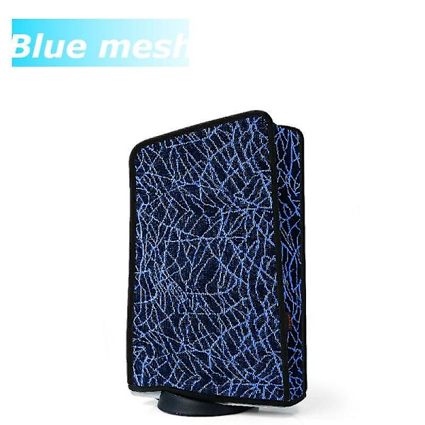 Dammtätt skydd för PS5-konsol, skyddande tvättbart anti-repskydd för Sony PS5-tillbehör. Red mesh