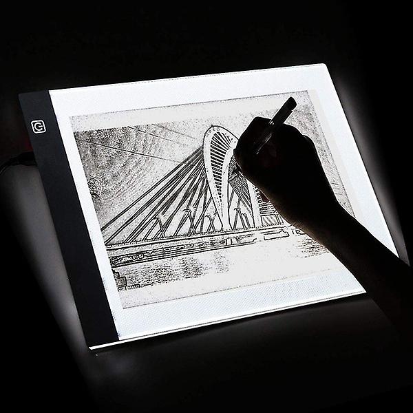 Diamantmaling A5/a4 LED Lysplate Dimbar Lysbrettsett only A4 Light Pad