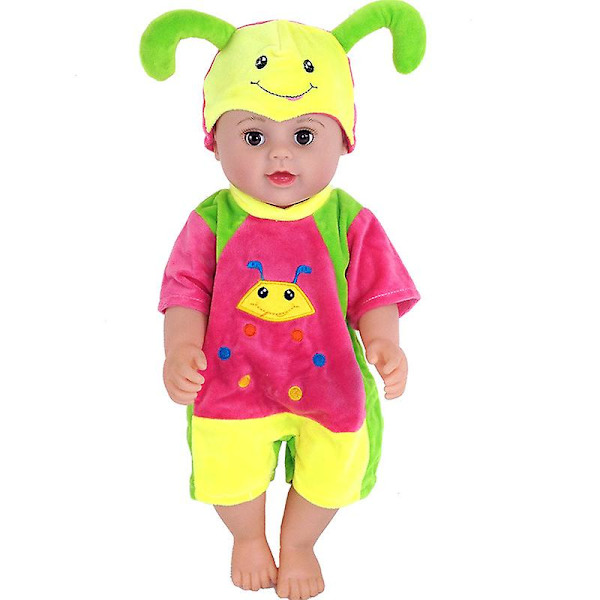 Mjuk Kropp Baby Docka Med Öppningsbara/Stängbara Ögon set4