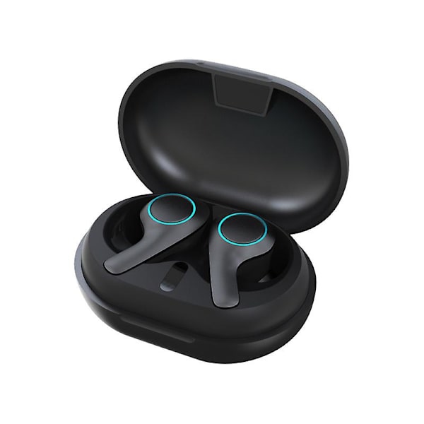 Pt-05 Bluetooth Hörlurar Trådlös Touch Digital Display 5.0 Wat Black