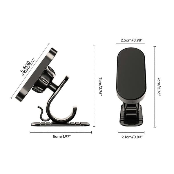 [LCS] Magnetisk telefonholder til bil, telefonholder til bil, instrumentbræt magnetisk biltelefonholder Multicolor