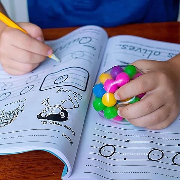 Regnbågsfärgad Stressboll Fidget Leksak