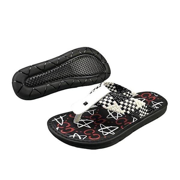 Mångsidiga flip-flops för män, bekväma och stilrena sandaler 39