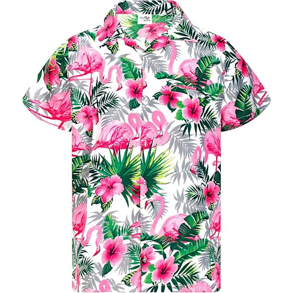 Hawaiiskjorte – Kortarmet skjorte – Sommerskjorte – Festskjorte