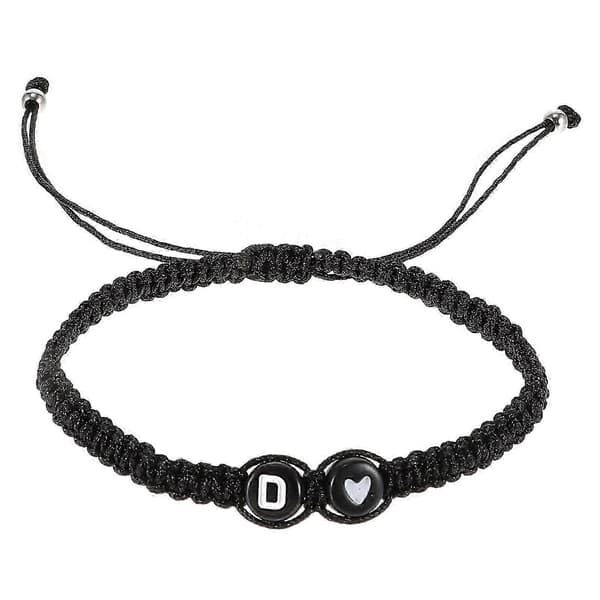 Pararmbånd Matchende Armbånd Vennskap Initialarmbånd Fest Akryldesign 1 sett
