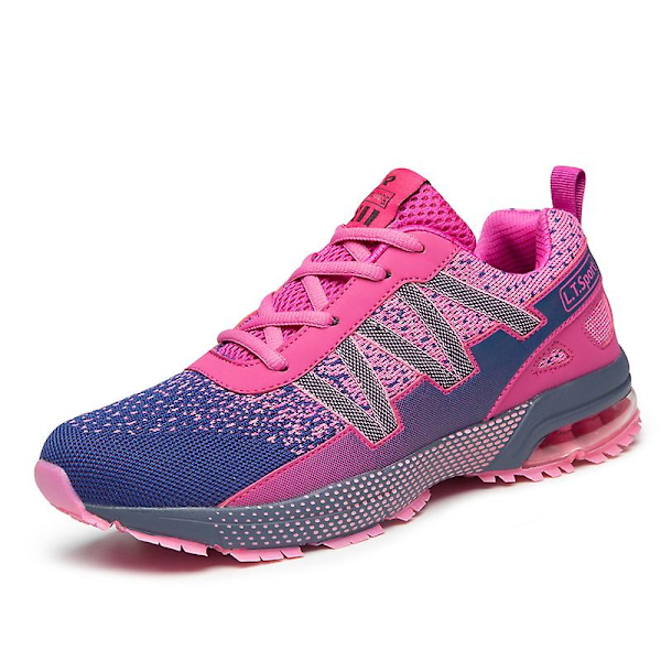 Herre Sport Løpesko Pustende Slitesterke Joggesko 8901 Rosa 39 Pink