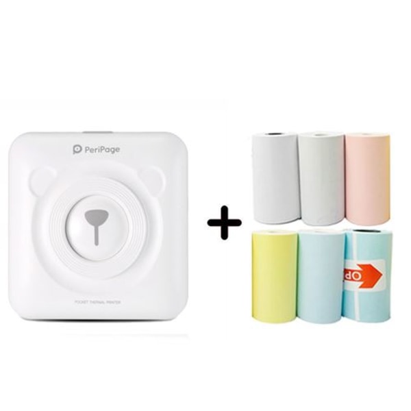 Mini termisk skrivare Peripage - A6 - Bluetooth - 6 utskriftssidor