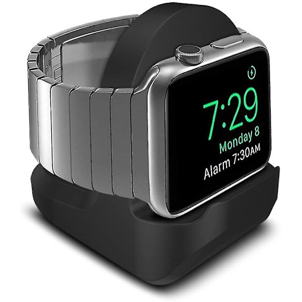 Silikon Laderstativ Holder Stasjon For Apple Watch Series Smart Tilbehør red