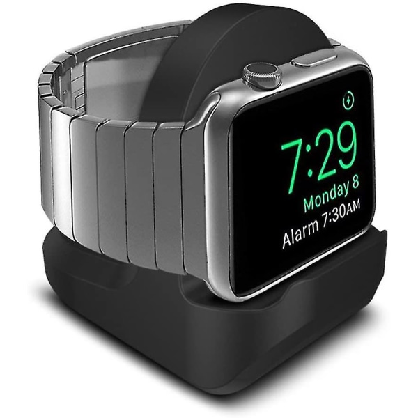 Silikone Oplader Stand Holder Station Til Apple Watch Series Smart Tilbehør red