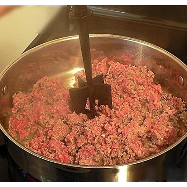 Kött-/potatisstöt, Hamburgerhackare Handverktyg, Mixhackare black