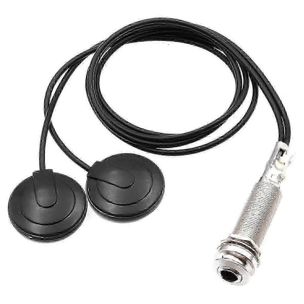 Piezoelektrisk elgitarpickup, 30 mm diameter, eliminerer ekstern interferensstøy