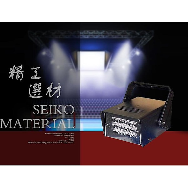 Mini LED Stroboskoplys med 24 Super Lyse 20w LED'er med Variabel Hastighedskontrol - Rox-St1