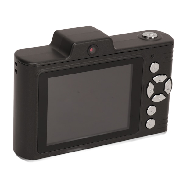 48MP HD Kamera 2.8 Tommers IPS Skjerm Øyevennlig Bærbar Digitalkamera Barn Digitalt CCD Kamera Svart 0.2