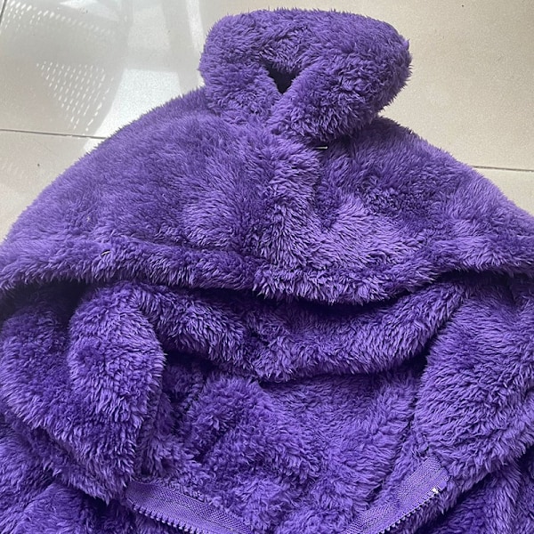 Teletubbies Onesie Pyjamas Barn Förtjockad Korall Fleece Lila 100cm Purple
