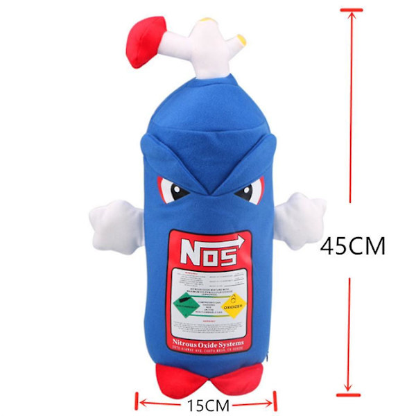 Nos Lattergas Flaske Pude Bilindretning Nakkestøtte Pude Kreativ Plys Pude NOS 45cm
