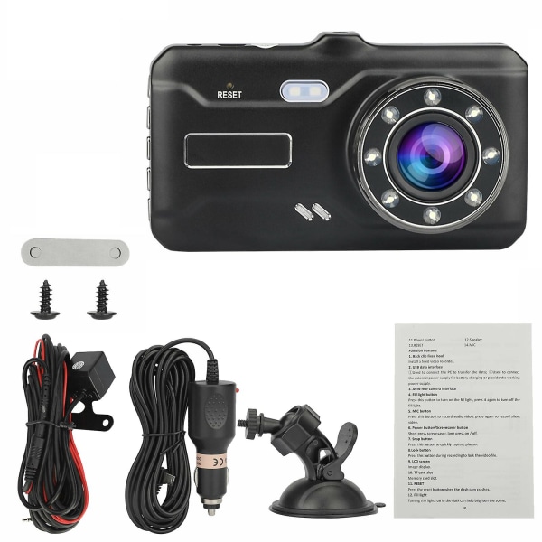 Bil Dash Cam Recorder Kamera