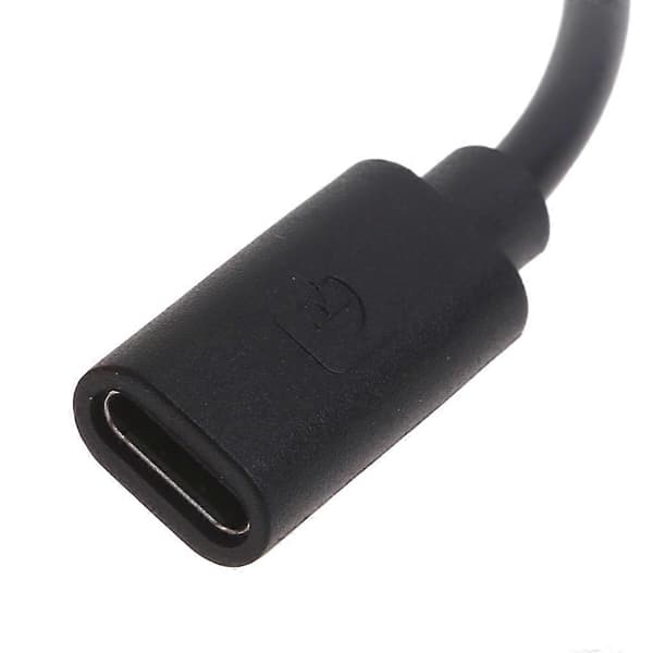 [LCS] USB C -kaapeli virtapainikkeella, USB Type C uros - naaras virtajohto