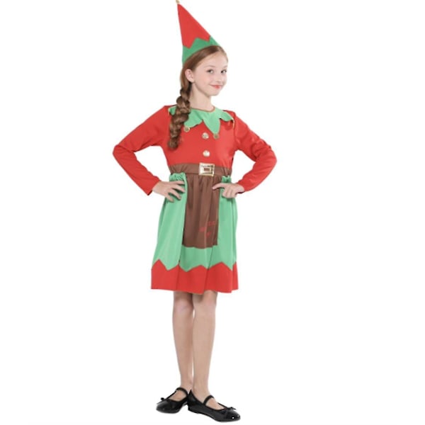 Julklänning Förälder-barn Grön Juldräkt Girl M