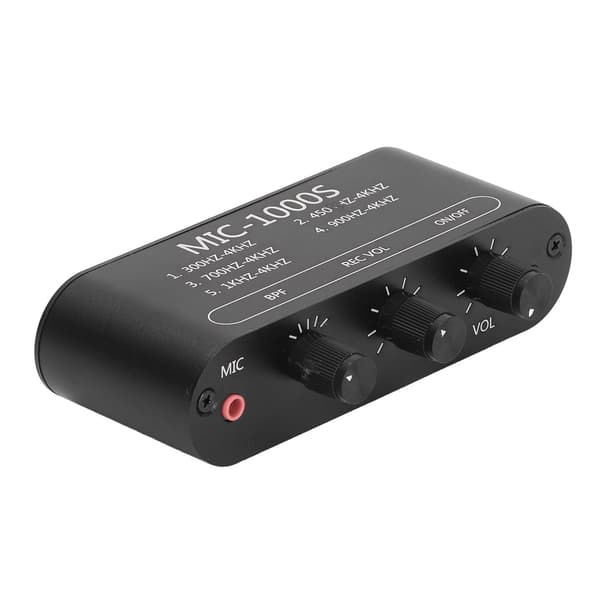 [LCS] Mikrofon Audio Effektforstærker Justerbar Frekvens Mainframe Forstærkning 200 Gange 45db til 600 Gange 55db