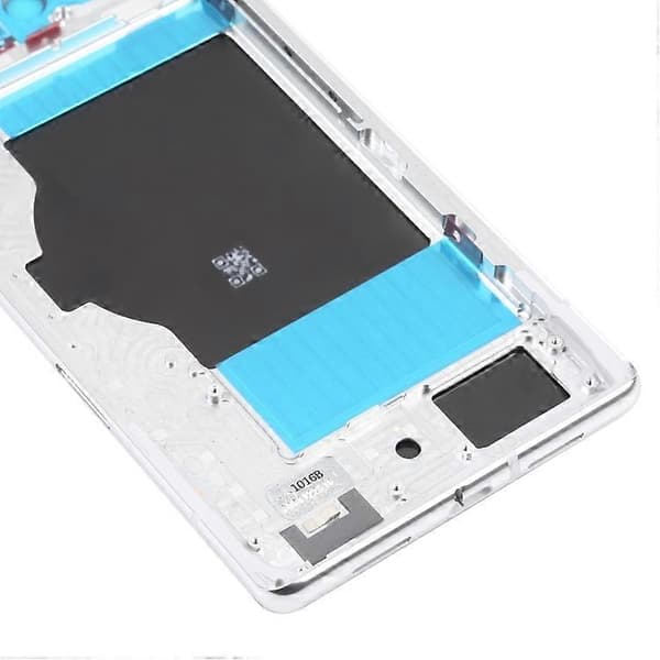 [LCS]Til Google Pixel 6 Pro 5G OEM Bagbatteridæksel+Midterpladerammeudskiftning-Hvid Multicolor White