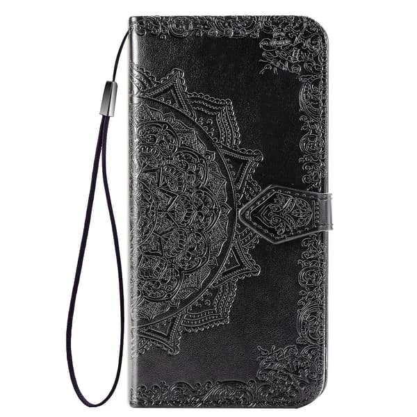 Mandala blomma präglat fodral för Xiaomi Poco X3 NFC Black