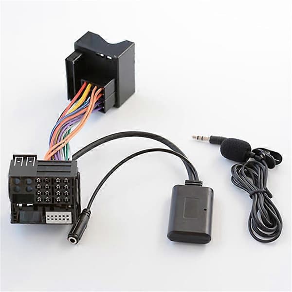 Bil AUX Adapter Kabel Bluetooth +MIC för 307 407 RD4 Black