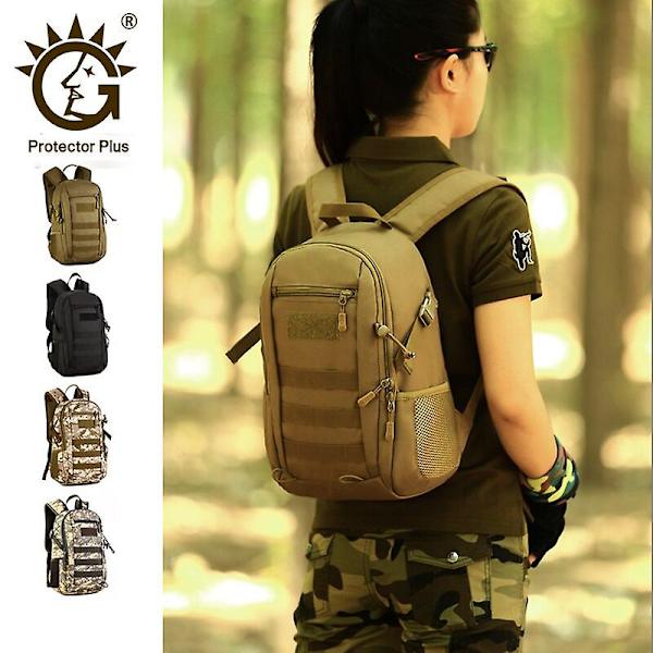 12l Taktisk Liten Ryggsäck Herr Molle Vattentät Mini Militär Ryggsäck Fiske Vandring Jakt Resväska Black