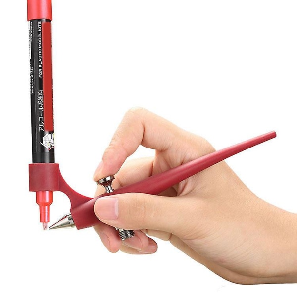 Marker Airbrush Markers Pen Air Brush System Model Hobby Belægningsudstyr Holdbart Red