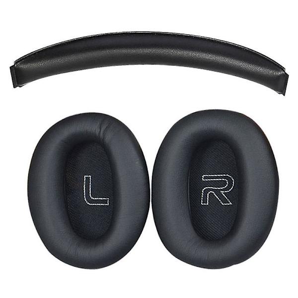 Ersättningsöronkuddar för Edifier W820bt/ Edifier W828nb Bluetooth-hörlurar Earpads with Headband Black