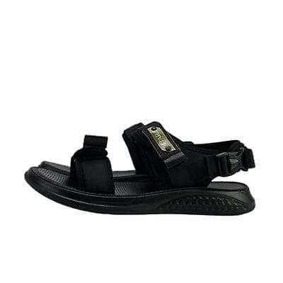 [LCS] Åndbare afslappede sandaler Trendy mænds all-match strandsko black 41