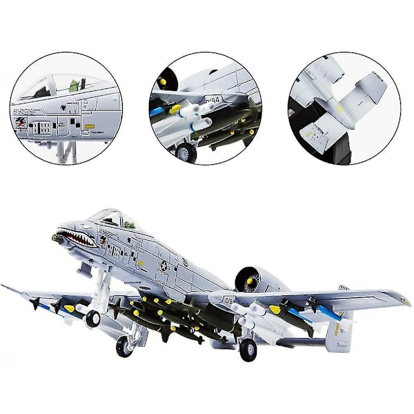 A-10 Thunderbolt II Warthog Angrebsfly Militær Model