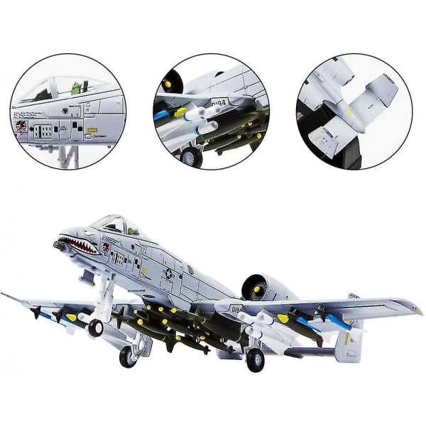 A-10 Thunderbolt Ii Warthog Attack Aircraft Military Model