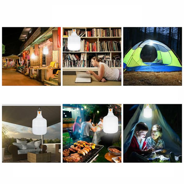 [LCS] LED Campinglys Utendørs Teltslampe Turlykt White 100W