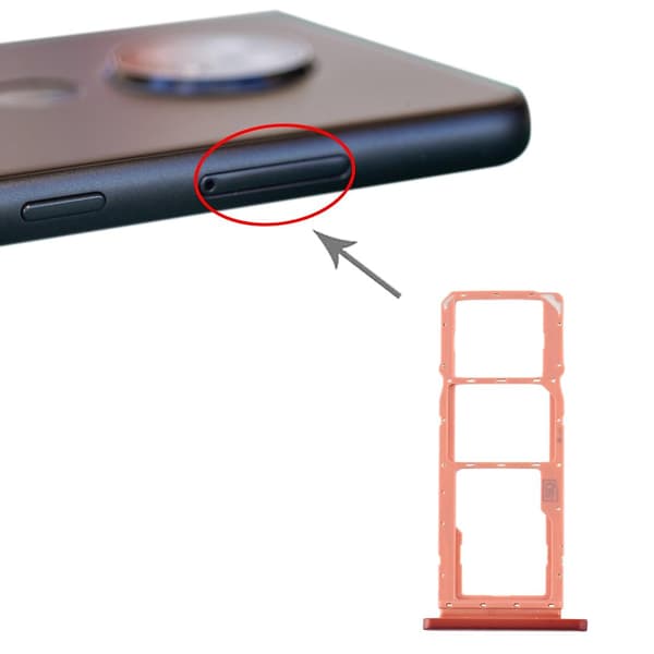 [LCS]SIM-kortskuff + Micro SD-kortskuff for Nokia 7.2 Orange