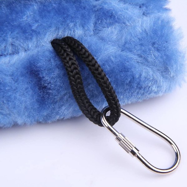 Vktech plysch mysig fågelhängmatta hängande mysig grotta glad koja fågel papegoja gömställe storlek m (23.522cm) Leopard