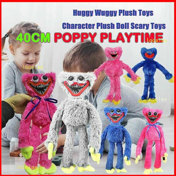 40cm/16" Poppy Playtime Huggy Wuggy Nytt spel Plyschdocka Leksaker Barn  Julklappar blue*pink 20cm 633d | blue*pink | 20cm | Fyndiq