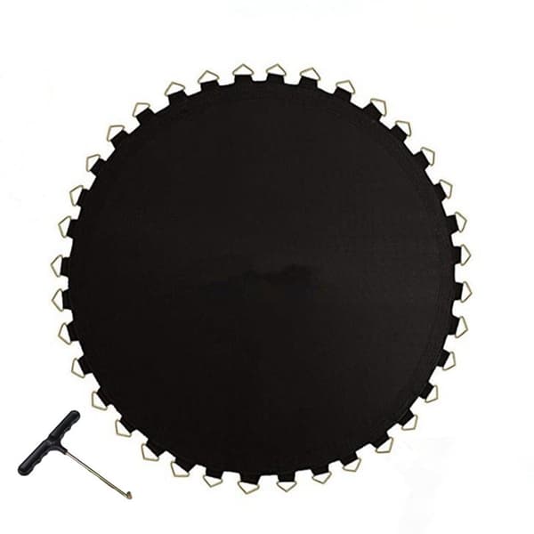 [LCS] Trampoline Replacement Mat, Fits 6FT Frame with 42 V-Rings, Solid Strong Spring Compatibility, Heavy-Duty Stitch Reinforced Edge, UV Resistant